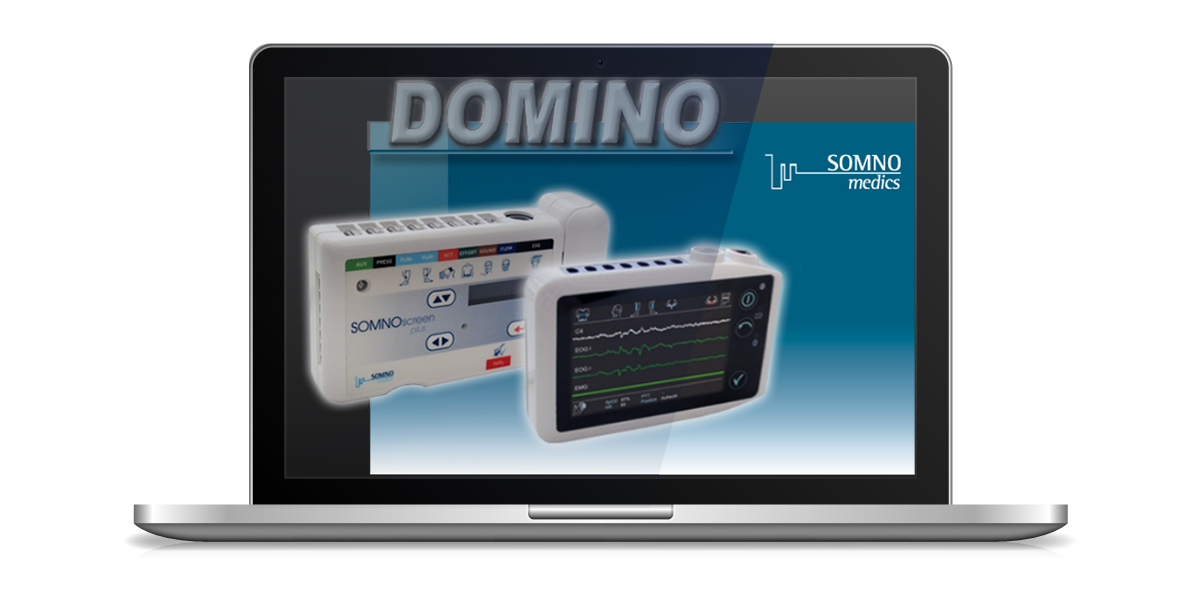 The DOMINO software is developed and prgrammed in house to work in harmony with our sleep diagnostic devices.